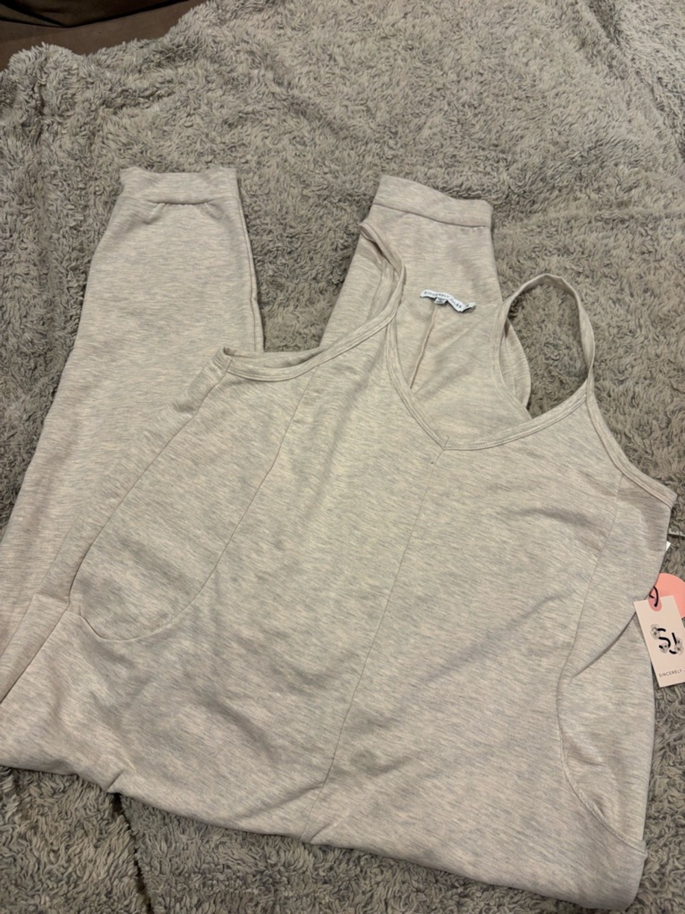 Sincerely Jules Neutral Beige jumper size XL NWT